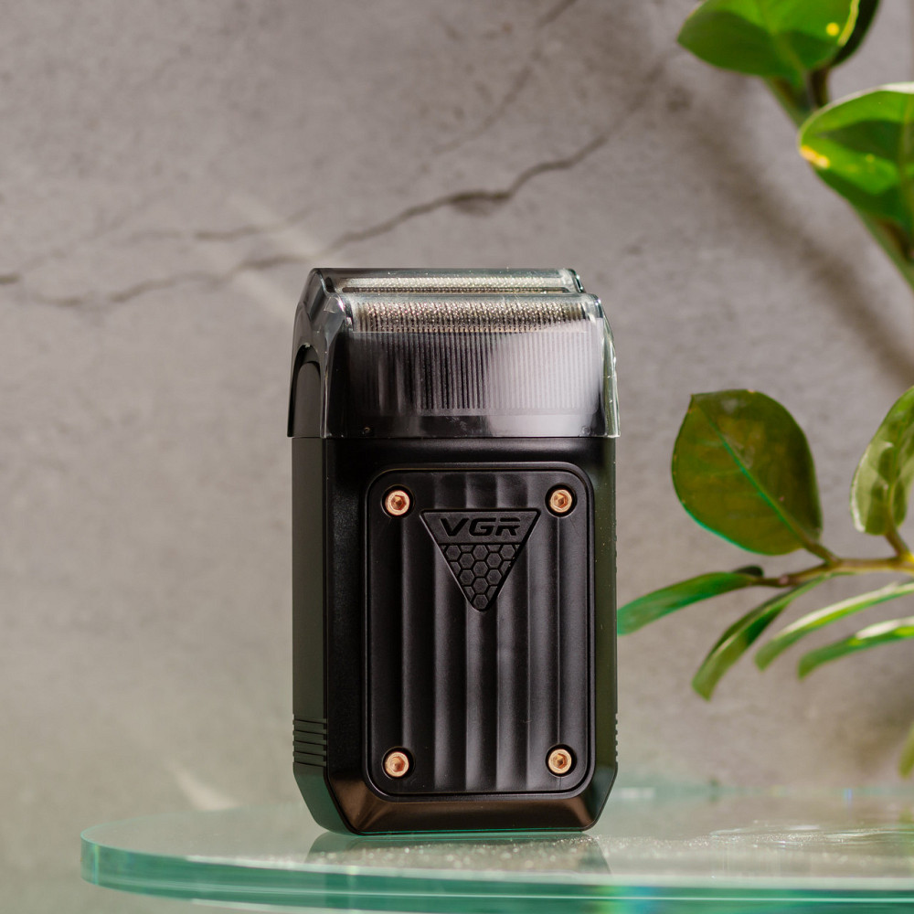 Мужская электробритва с двойным лезвием и экраном VGR V-363 Киев - изображение 4
