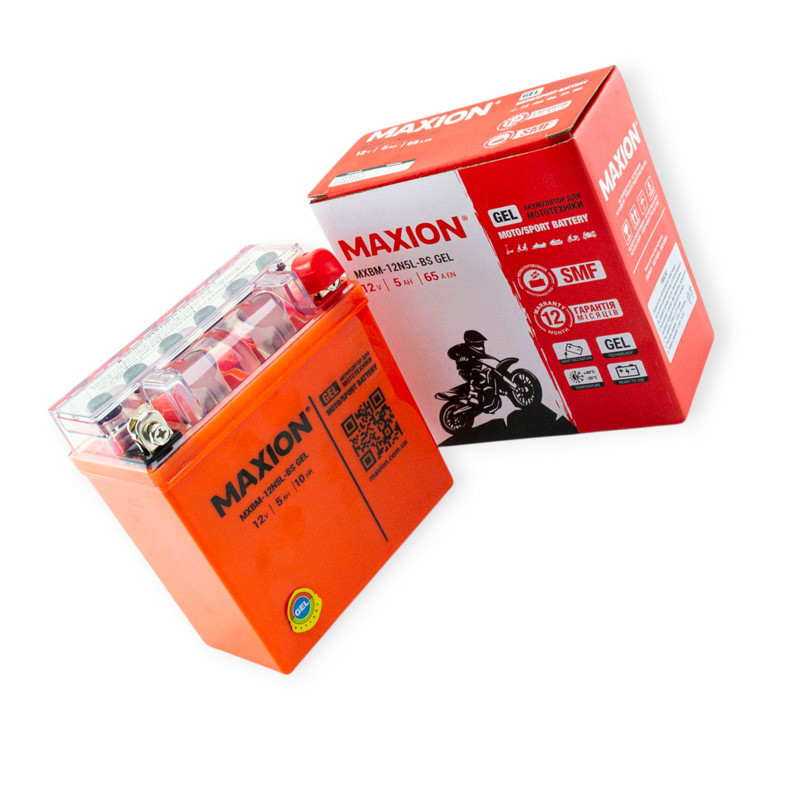 Акумулятор (120x60x130) мопед Актив ЯВА високий помаранчевий гель 12V5A Мукачево - фото 1