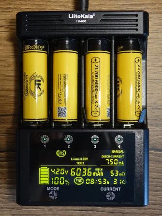 Акумулятор 21700 LiitoKala 6000mAh 3.7V Li-ion KING Вінниця - фото 7