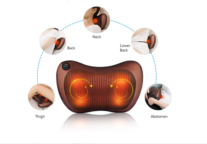 Массажер Car and Home Massage Pillow №8028 для снятия спазмов и боли в спине, комфорт и расслабление Одесса - изображение 8