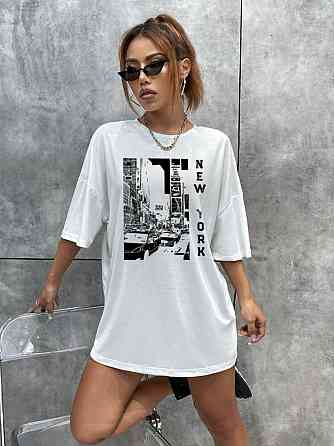 Футболка жіноча з принтом  44 Біла 2634324605 Дніпро