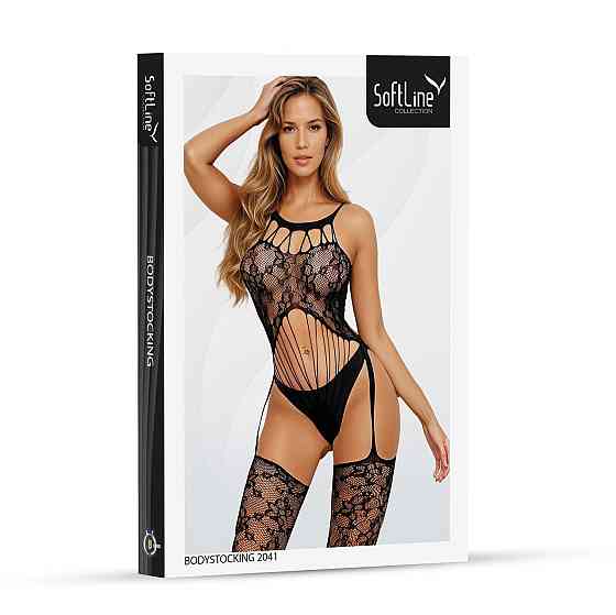 Бодистокинг - Bodystocking 2041, black - One Size Sex Aura Киев