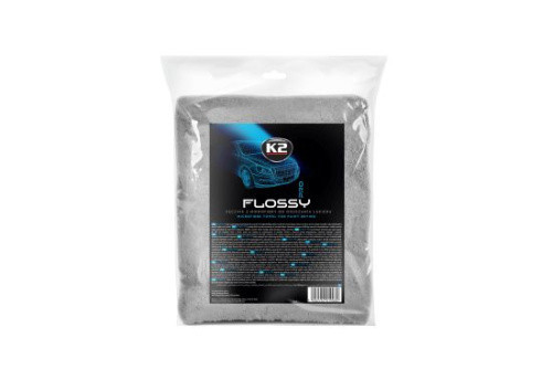 Мікрофібровий рушник K2 Flossy PRO для сушіння лакофарбової поверхні 90x60 см Харків - фото 1