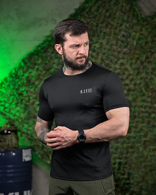 Тактична Футболка 5.11 black ПП7648 Одеса - фото 2