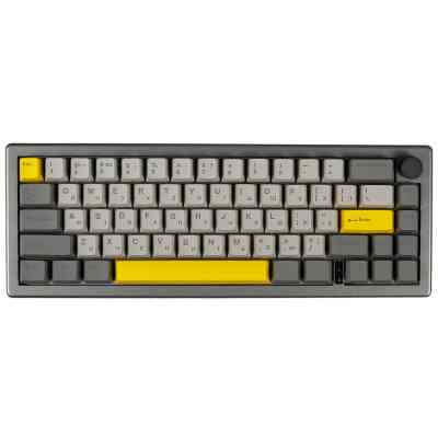 Клавіатура Epomaker EK68 65 Budgerigar V2 Switch Hot-Swap RGB Wireless/Bluetooth/USB UA Black (EK68-B-BV2) Вінниця