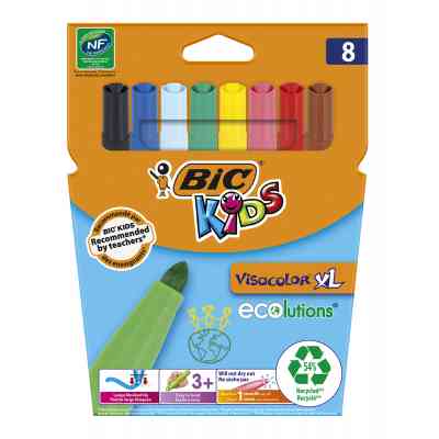 Фломастери Bic Kids Visacolor XL, 8 кольорів (bc8290062) Вінниця