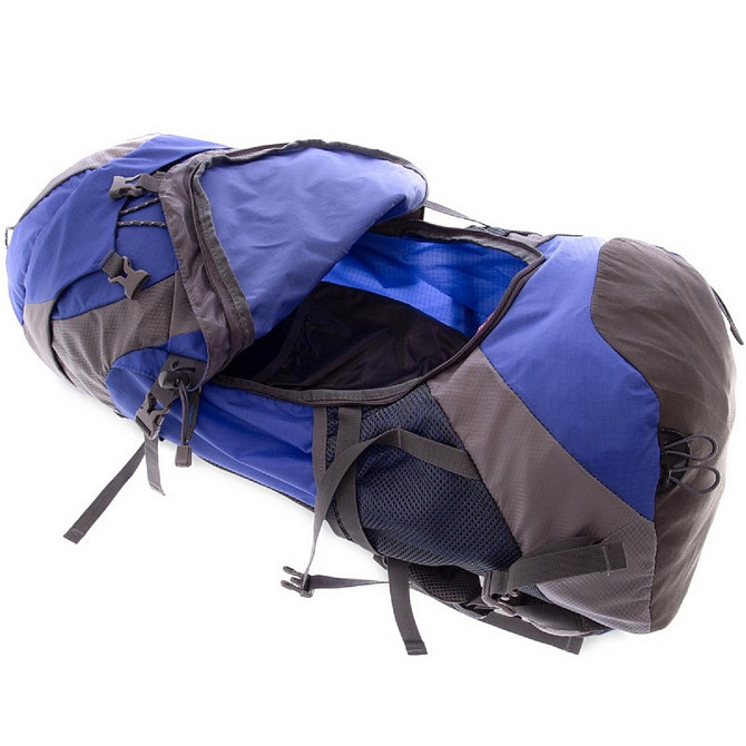 Рюкзак туристичний каркасний COLOR LIFE 174 60л нижній вхід синій Київ - фото 9