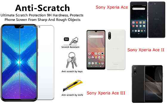 Защитное стекло NeoGlass для Sony Xperia Ace, Ace II, Ace III – ультрапрозрачное и устойчивое Киев