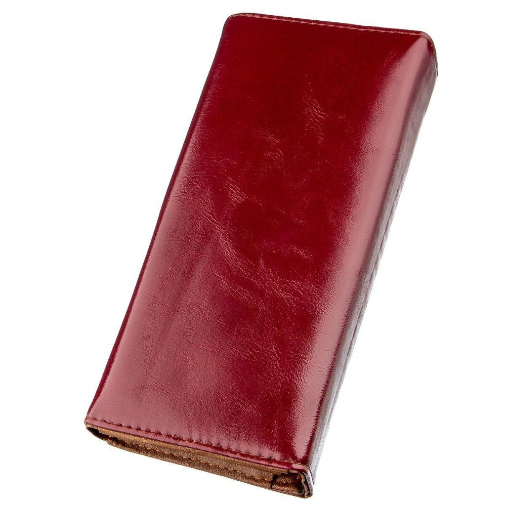 Кошелек женский из гладкой экокожи KIVI 19071 Малиновый Киев - изображение 4