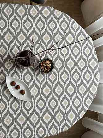 Ecotton Скатертина столова Ecotton DUCK 150х170 см водовідштовхувальна Абстракт сірий (27951/29 Коломия