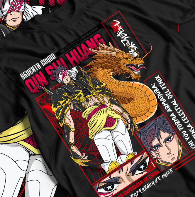 Футболка для мальчика аниме Схууматсу Но Валкйрие Кин оверсайз (рост от 165 до 180 ) Черний AnimeJ0670m Днепр - изображение 1