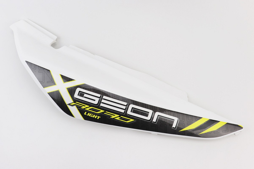 X-Road Light 200-250 пластик - задній бічний правий, БІЛИЙ з жовтим малюнком Київ - фото 1