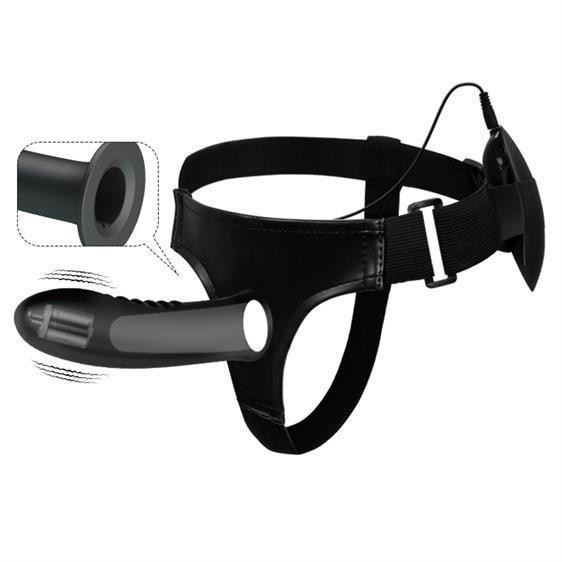 Страпон - Pretty Love Myron 7.2" Vibrating Strap On Sex Aura Київ - фото 4