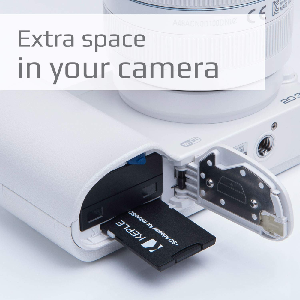 Карта памяти Keple microSD 128 ГБ Class 10 UHS-I U1, 30 МБ/с, SD-адаптер + USB-кардридер, повреждена коробка Киев - изображение 6