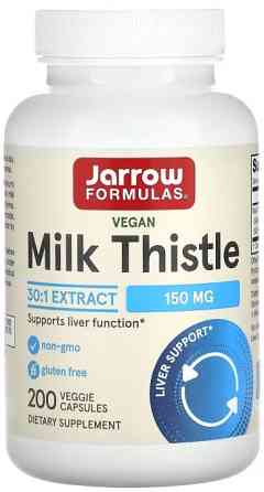 Розторопша (силімарин) Jarrow Formula Milk Thistle 150 мг 200 вег капс Київ