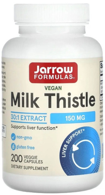 Розторопша (силімарин) Jarrow Formula Milk Thistle 150 мг 200 вег капс Київ - фото 1