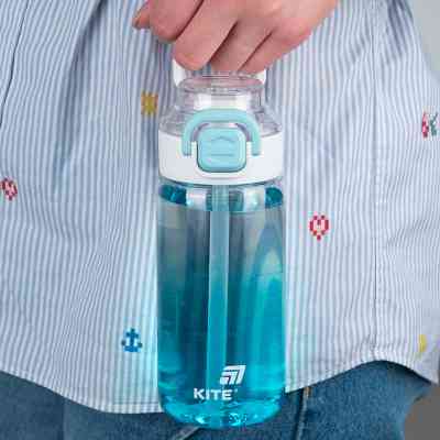 Поильник-непроливайка Kite 600 мл, блакитна (K25-1212-2) Винница