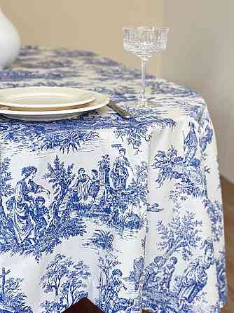 Ecotton Скатертина столова Ecotton DUCK 150х170 см водовідштовхувальна Italiano Blue синього ко Коломыя