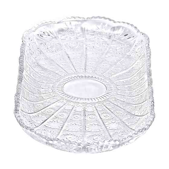 Yiwu Сервірувальне блюдо для подачі закусок 33.5х15х2 см скляне овальне HP-YH-25 Коломыя