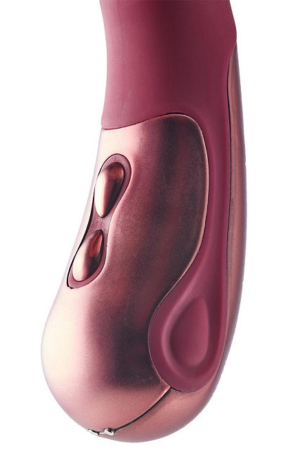 Вібратор для точки G рельєфний, Dream Toys Dinky Single Vibrator Jaimy D, бордовий Sex Aura Київ - фото 4