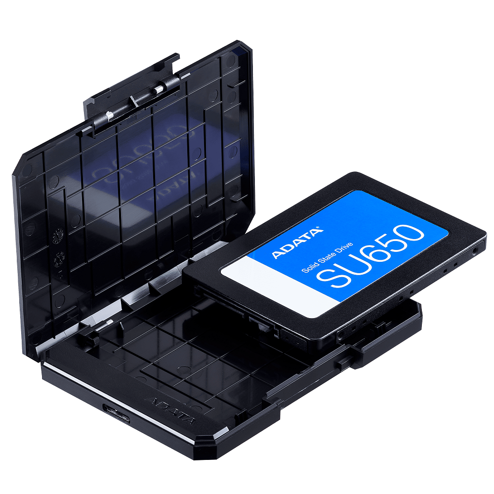 Зовнішня кишеня для накопичувача A-DATA EC600 для 2.5'' HDD/SSD USB3.2 Gen2 Black Одеса - фото 7