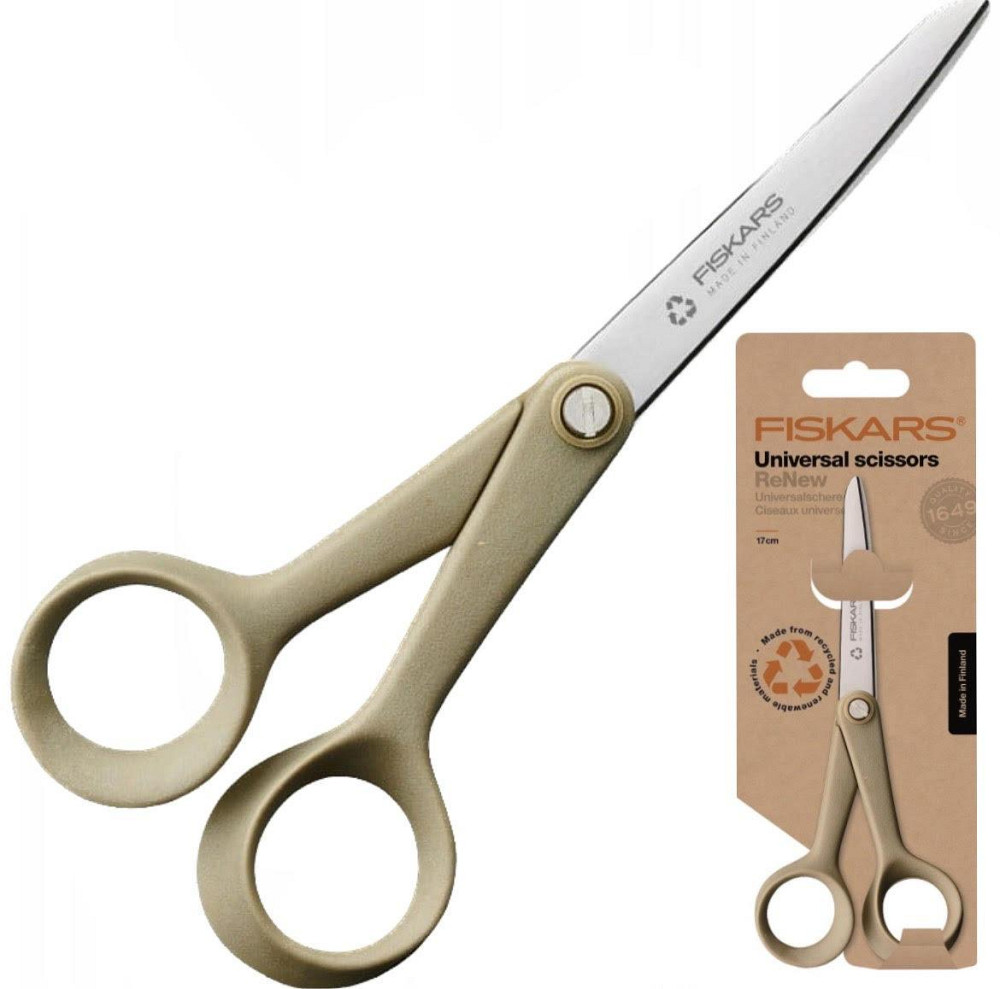 Универсальные Ножницы экологичные маленькие 16.7 см Fiskars 