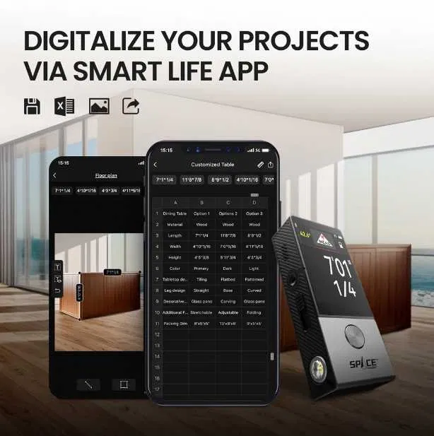 Цифровий лазерний далекомір рулетка Mileseey D9 Pro 100м Вінниця - фото 9