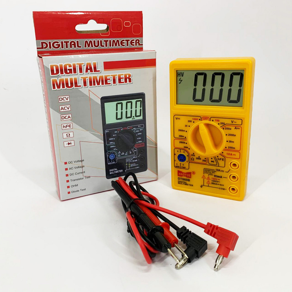 Мультиметр для побутового використання, Мультиметр для тестування електрообладнання FN-60 Львів - фото 3