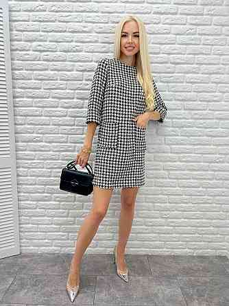 Платье с принтом в гусиную лапку Rosemary Киев