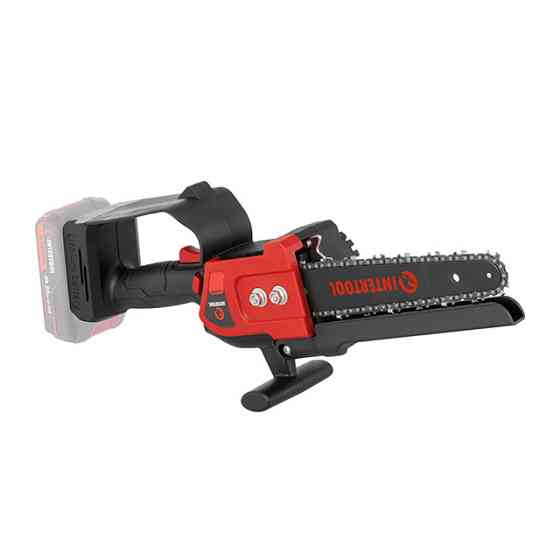 Пилка цепная аккумуляторная INTERTOOL WT-9210, 20 В, шина 20 см, 7,5 м/с, без ЗУ и АКБ, STORM - для дачи и сада Львов