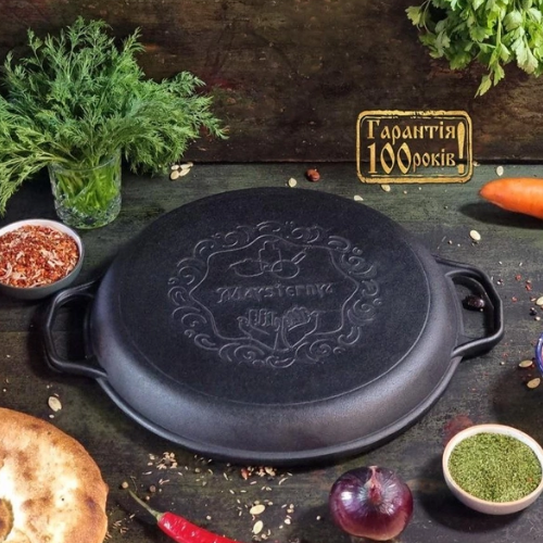 Жаровня d40*4 см чавунна лита 400-40 Ук Майстерня Житомир