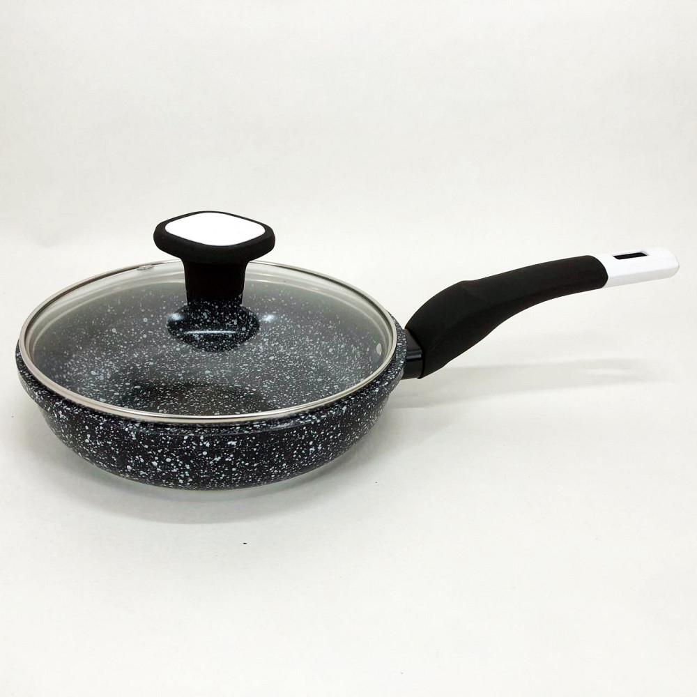 Алюминиевая кастрюля сковорода UNIQUE, Стальная воздушная сковорода для жарки без масла QM-35 Львов - изображение 8