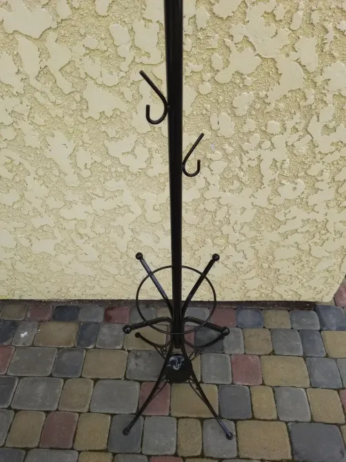 Кована вішалка стійка підлогова для одягу M-083 для одягу Б3914 Чорний Київ - фото 2