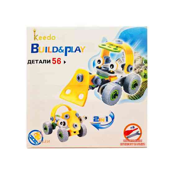 Конструктор Build&Play 2 в 1 "Будівельники" HANYE J-7725, 56 елемента Вінниця