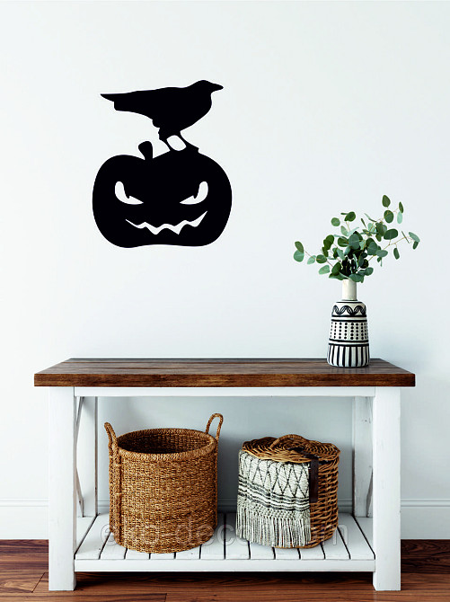 Декоративне настінне Панно «Хеллоуїн — гарбуз», Декор на стіну 110*91 см Київ - фото 3