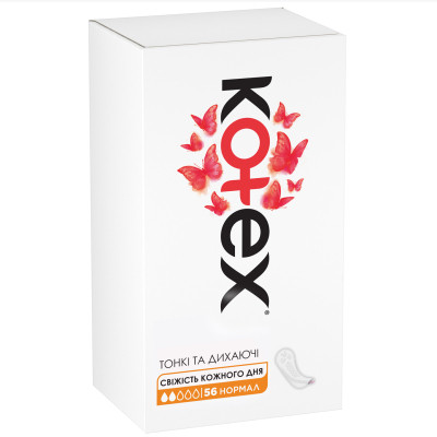 Щоденні прокладки Kotex Normal 56 шт. (5029053548289/5029053548050) Вінниця - фото 2