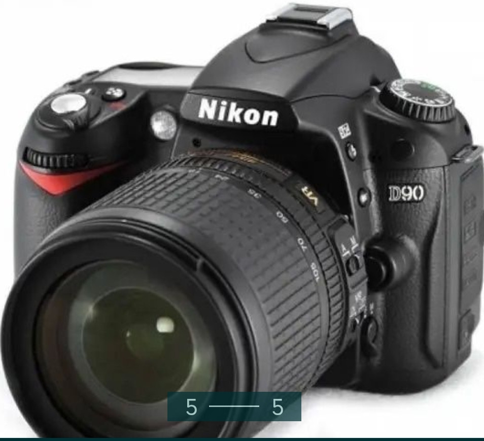 Фотоаппарат Б/У : NIKON D90 KIT 18-105mm. Зеркальная Камера среднего уровня! Киев - изображение 1