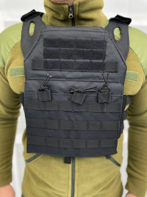 Тактическая плитоноска Function k6 п5-1 (без плит) Черный Винница - изображение 3