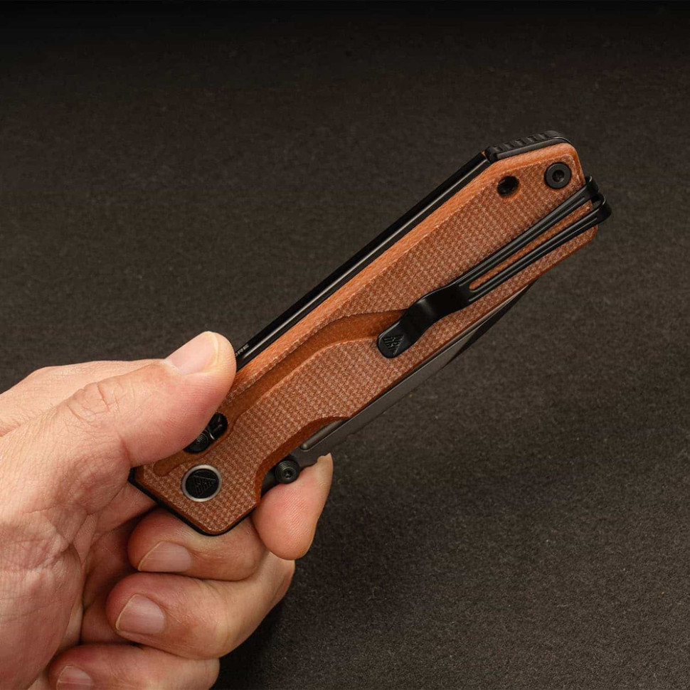 Ніж складаний SRM Rubik 7228B-MN2, коричневий Киев - изображение 7