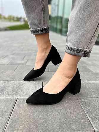 Lino Marano Туфлі жіночі Lino Marano R89-6 чорні (весна-осінь, еко-замша) (4600) 35р.і 40р. 35 Коломыя