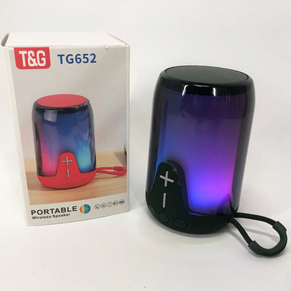 Bluetooth колонка з красивим підсвічуванням TG652, Bluetooth колонка з led підсвічуванням IL-50 Львів - фото 11