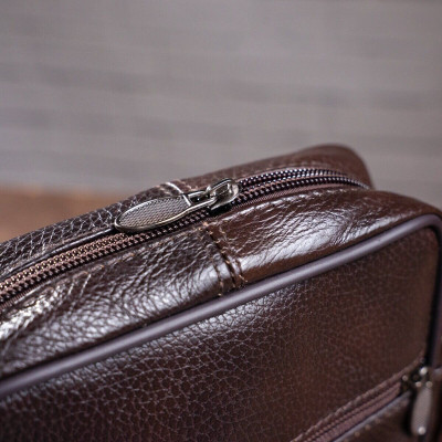 Сумка Vintage Шкіряна Коричнева (14987) Вінниця - фото 4