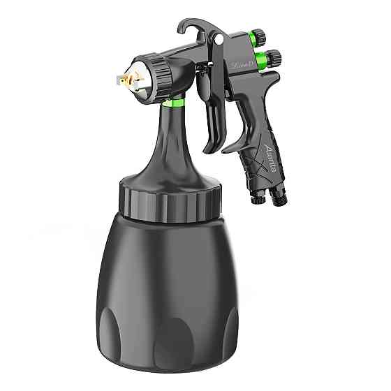 Пістолет фарбувальний пневматичний LVMP нижн.пласт.бачок 1000мл, форсунка-1,4мм  AUARITA LION-D-1.4LM Одеса