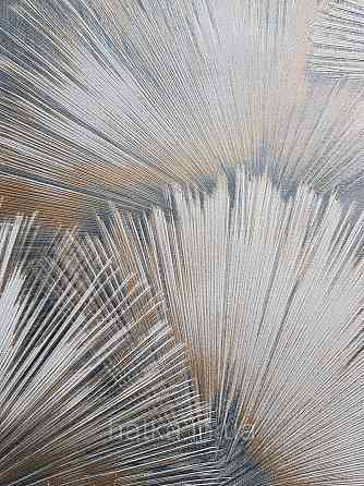 Обои виниловые на флизелиновой основе Rasch Incanto 1.06х10 абстракция фейерверк синие золото с серебром 3д Киев