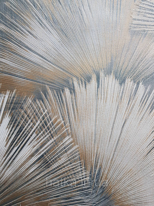 Обои виниловые на флизелиновой основе Rasch Incanto 1.06х10 абстракция фейерверк синие золото с серебром 3д Киев - изображение 2