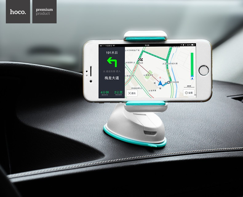 Автотримач для телефона HOCO CA5 Suction vehicle Holder Blue Київ - фото 10
