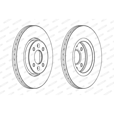 Тормозной диск FERODO DDF1124 Винница - изображение 1