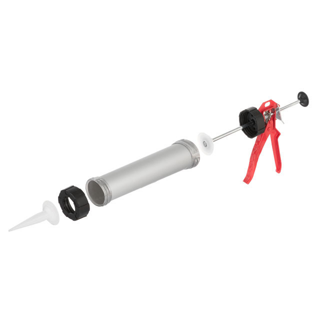 Пістолет для видавлювання силікону, 300 мл INTERTOOL HT-0025 Київ - фото 2