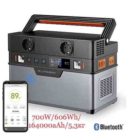Портативна Зарядна Станція Allpowers S700 (606 Wh) Київ