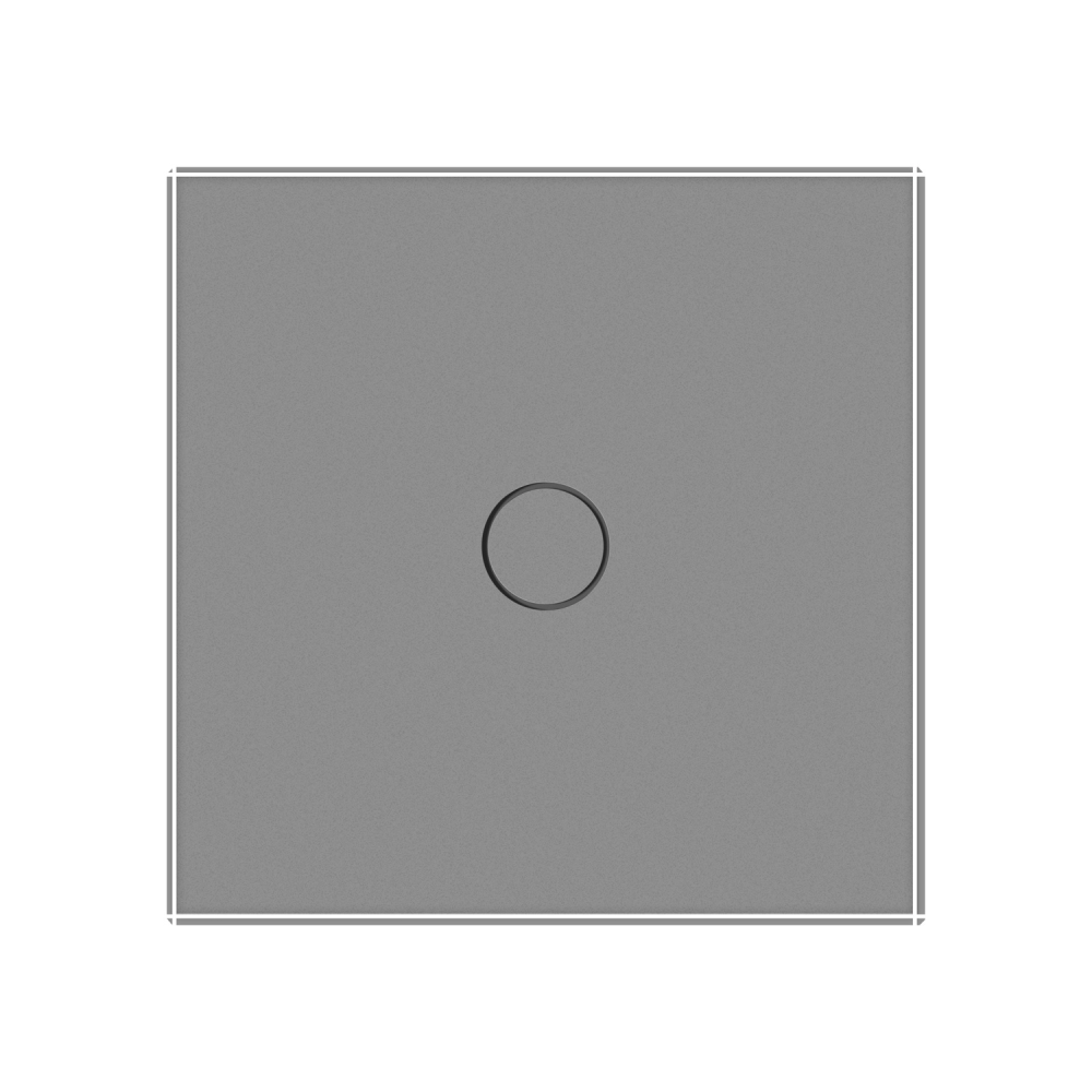 LIVOLO Розумний сенсорний прохідний/перехресний ZigBee вимикач 1 сенсор Livolo сірий скло (VL-C Коломыя - изображение 4